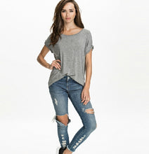 Load image into Gallery viewer, Angel Wings Roll Sleeve T-shirt - Love Essential Being