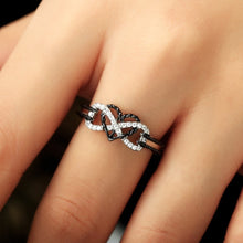 Load image into Gallery viewer, Sterling Endless Love Infinity Ring - Love Essential Being