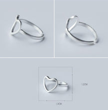 Load image into Gallery viewer, Unique Silver Rings - Love Essential Being