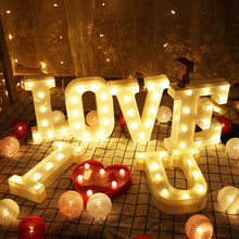 Load image into Gallery viewer, Alphabet Letter LED Marquee Sign Lamp Lights - Love Essential Being
