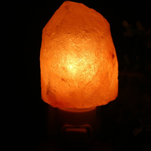 Himalayan Salt Crystal Hand Carved Night Light - Love Essential Being