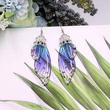 Load image into Gallery viewer, Handmade Fairy Butterfly Wing Drop Earrings - Love Essential Being
