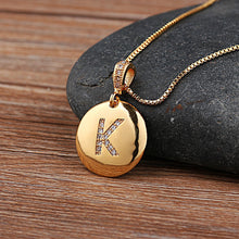 Load image into Gallery viewer, Copper 26 Letters Personalized Initial Necklace - Love Essential Being