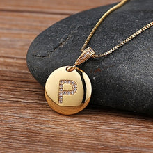 Load image into Gallery viewer, Copper 26 Letters Personalized Initial Necklace - Love Essential Being