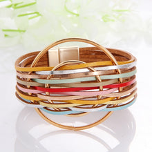 Load image into Gallery viewer, Multilayer Leather Braided Wide Wrap Bohemian Style Bracelets - Love Essential Being