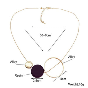 Simply Circles Pendants Necklace