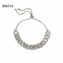 Load image into Gallery viewer, IngeSight.Z Luxury Rhinestone Anklet Bracelet - Love Essential Being