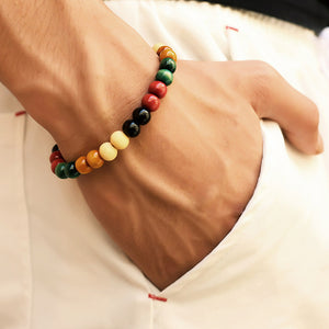 Lava Stone Natural Bead Tibetan Diffuser Bracelets - Love Essential Being