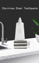 Load image into Gallery viewer, Rolling Toothpaste Squeezer Dispenser Stainless Steel - Love Essential Being