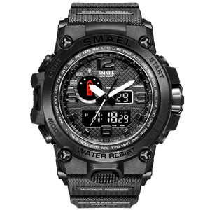 Mens Military Waterproof Wristwatch LED Quartz Clock Sport Watch - Love Essential Being
