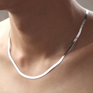 925 Silver Necklace 4MM Snake Chain