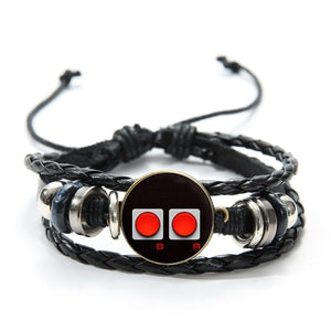Video Game Controller Leather Bracelet - Love Essential Being