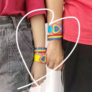 Happy Rainbow Friendship Bracelet