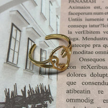 Load image into Gallery viewer, Stainless Steel Sun Face Punk Ring - Love Essential Being