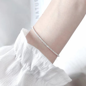 Sterling Silver Adjustable Bracelet - Love Essential Being
