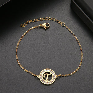 CACANA A-Z Fashion Initial Charm Bracelets - Love Essential Being