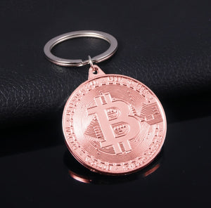 Bitcoin Keychain Keyring Pendant - Love Essential Being