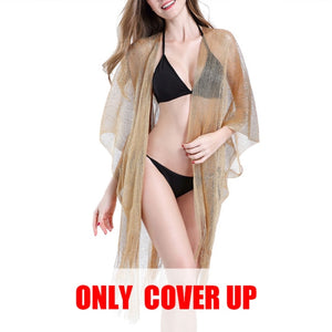 Glittery Cover Up Beach Dress
