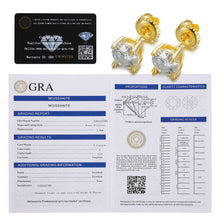 Load image into Gallery viewer, Real 0.1-1 Carat D Color Moissanite Earrings 925 Sterling Silver - Love Essential Being