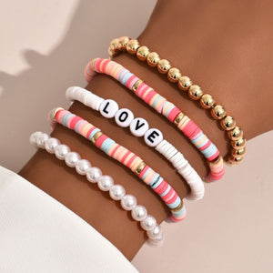 DIEZI Bohemian Handmade Multicolor Bracelet Sets - Love Essential Being