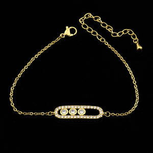 V Rose Gold Kettingen Voor Vrouwen Vintage CZ Love Long Bar Choker Necklaces - Love Essential Being