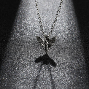 Punk Moth and Fairy Antiquity Pendant Necklaces - Love Essential Being
