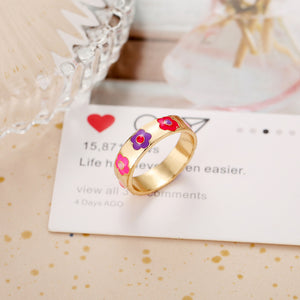 Surrounded by Love Heart Rings