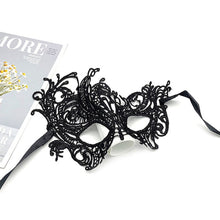 Load image into Gallery viewer, Hollow Lace Masquerade Face Mask