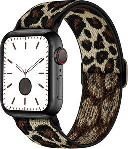 Scrunchie Strap for Apple watch band 40mm 44mm 45mm 41mm 38mm 42mm Elastic Nylon solo Loop bracelet iWatch serie 3 4 5 6 se 7
