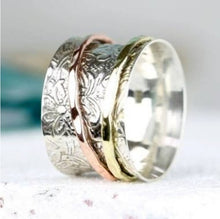 Load image into Gallery viewer, Sterling Silver Spinner Ring Meditation