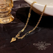 Load image into Gallery viewer, Heart Pendant 18k Gold Plated Choker - Love Essential Being