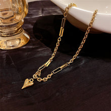 Load image into Gallery viewer, Heart Pendant 18k Gold Plated Choker - Love Essential Being
