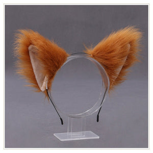 Cosplay Cute Cat Fox Furry Ear Fur Headbands