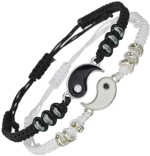 Tai Chi Yin Yang Couple Bracelets