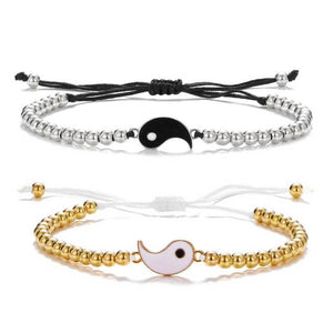Tai Chi Yin Yang Couple Bracelets
