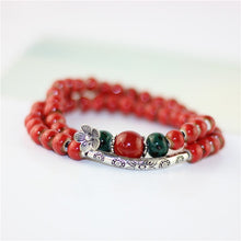 Load image into Gallery viewer, Ceramic Beaded Doubled Charm Bracelets - Love Essential Being