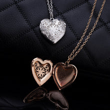 Load image into Gallery viewer, Hollow Heart Pendant Locket Necklace - Love Essential Being