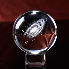 Load image into Gallery viewer, Galaxy 3D Laser Engraved Crystal Glass Ball 6cm - Love Essential Being