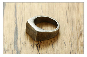 Stainless Raw Finish Men's Ring - Love Essential Being