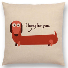 Load image into Gallery viewer, Funny Cartoon Animals Pillowcase Dinosaur Kangaroo Bee Dachshund Shark Decorative Pillow Cover - Love Essential Being