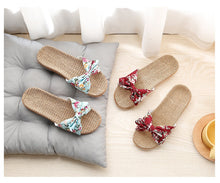 Load image into Gallery viewer, Floral Bows Slipper Sandals - Love Essential Being