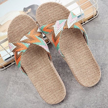 Load image into Gallery viewer, Multi Color Flax Slippers - Love Essential Being