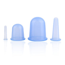 Load image into Gallery viewer, Silicone Cupping Vacuum Cups 4 pcs/set - Love Essential Being
