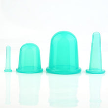 Load image into Gallery viewer, Silicone Cupping Vacuum Cups 4 pcs/set - Love Essential Being