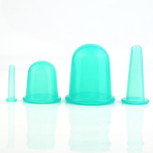 Silicone Cupping Vacuum Cups 4 pcs/set - Love Essential Being
