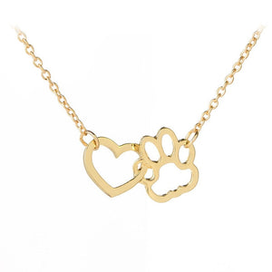 Pet Love Heart Pendant Necklace - Love Essential Being