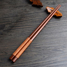 Load image into Gallery viewer, Handmade Japanese Natural Chestnut Wood Chopsticks - Love Essential Being