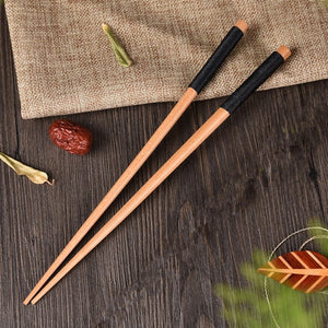 Handmade Japanese Natural Chestnut Wood Chopsticks - Love Essential Being