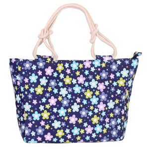 Floral Graffiti Canvas Beach Bag Totes - Love Essential Being