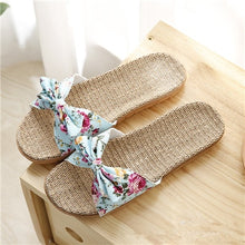 Load image into Gallery viewer, Floral Bows Slipper Sandals - Love Essential Being